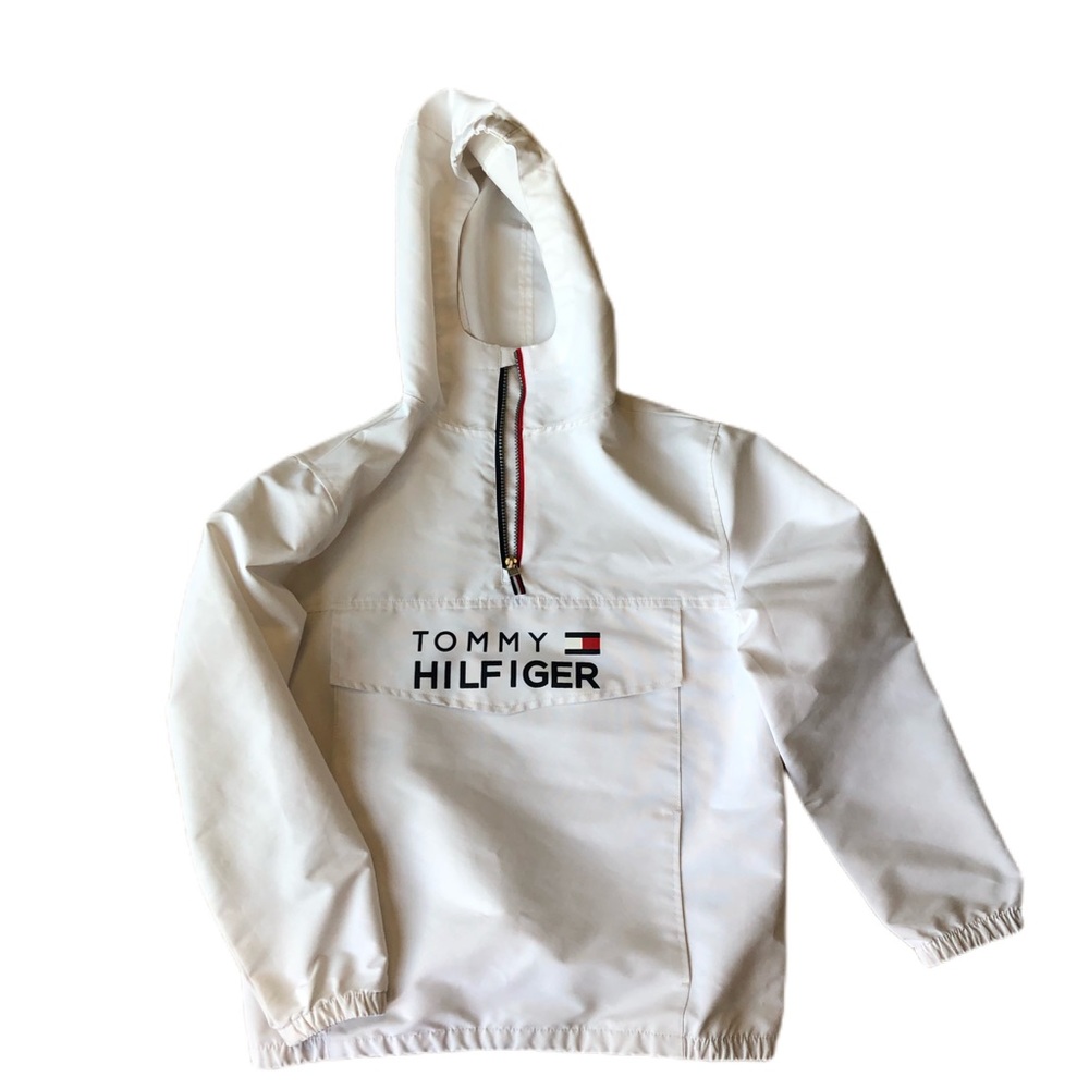 Varsity Tommy Hilfiger Quarter Zip Hooded Jacket
